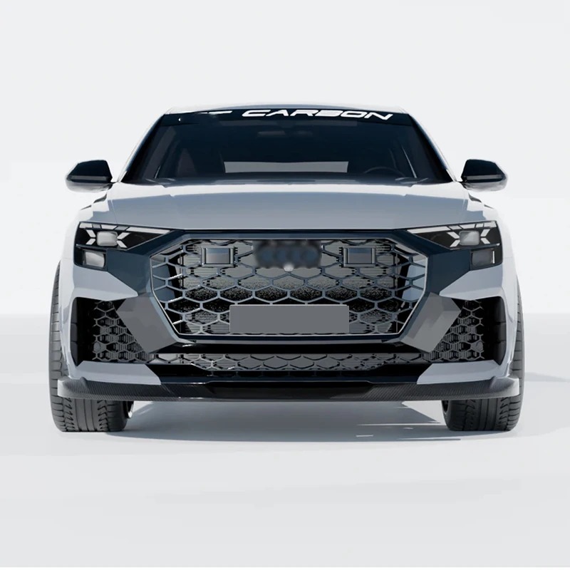 For  2005 new RSQ8 Upgrade DRY carbon fiber front bumper splitter lip Bodykit 2025+
